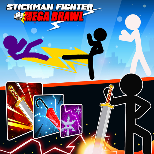 Stickman Fighter : Mega Brawl